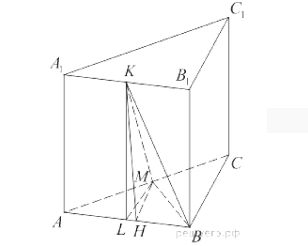 треугольной призмы ABCA1B1C1